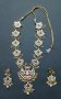 Индийски традиционни бижута Колие и обеци 2-Р, снимка 2