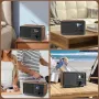 BIAOQINBO Dab/Dab+ радио с Bluetooth 5.0 Цифрово FM радио Носталгично преносимо радио, снимка 7