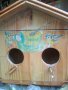 Къщичка за врабчета хранилка за птици, снимка 8