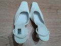  Дамски бели обувки с токчета - 37 номер, снимка 5