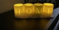 💡 Декоративни LED свещи “HOME” с топла светлина, снимка 2