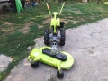 Мулчираща косачка мотоблок двуколка 10к.с. професионална, снимка 2
