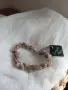 Изплетена на сърма гривна с полускъпоценни камъни, снимка 1