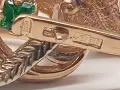 Руско злато. Обеци с брилианти , снимка 11