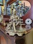 Страхотна антикварна френска бронзова фигура статуетка пластика , снимка 1 - Антикварни и старинни предмети - 40139117