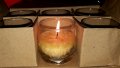 Пламъчни свещи в чаша коледен подарък, снимка 1