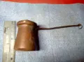 Старо МАЛКО МЕДНО ДЖЕЗВЕ За КАФЕ КОВАНА МЕД ТРАДИЦИОННА РЪЧНА ИЗРАБОТКА 47825, снимка 3