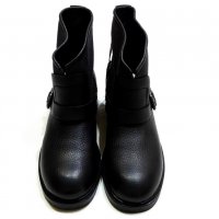 НОВИ и Намалени! G-Star Leon Boots Black Дамски Боти Естествена Кожа + Деним Номер 39, снимка 8 - Дамски боти - 35355026