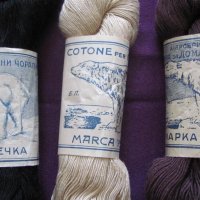 Винтич Памучни Конци за плетене на чорапи, снимка 1 - Антикварни и старинни предмети - 35410305