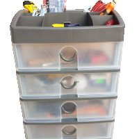 Пластмасов шкаф за инструменти, снимка 4 - Куфари с инструменти - 29518513