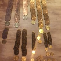 монети 528 бр, медно никелова сплав, снимка 2 - Нумизматика и бонистика - 31237075
