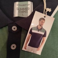 Мъжка тениска тип Polo на марката SRAIGHT UP , размер L, Нова! с етикет , снимка 8 - Тениски - 42526023