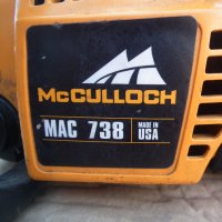 бензинов трион mculloch MAC 738, снимка 5 - Градинска техника - 31084745