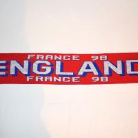 France 1998 - Световна купа - England - Уникален 100% ориг. шал / World Cup 1998 / Световно , снимка 7 - Футбол - 31182391