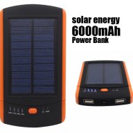 Соларна Външна Батерия 6000mAh, снимка 9 - Външни батерии - 30912858