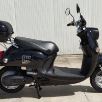 Електрически скутер с ретро дизайн модел TDR363Z в черен цвят, снимка 4 - Мотоциклети и мототехника - 42766912