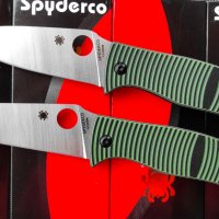 SPYDERCO CARIBBEAN C217 Sheepsfoot /Drop-Point, снимка 2 - Ножове - 42345584