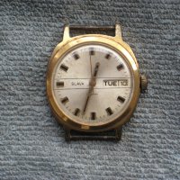 Ръчни часовници Слава Slava от 80-те години, снимка 2 - Мъжки - 27498341