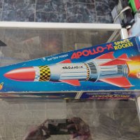 Стара играчка ракета apollo-x space rocket, снимка 12 - Колекции - 40279535