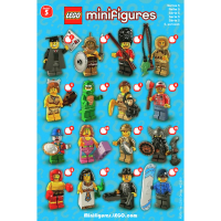 Лего минифигурки серия 1 2 3 4 5 6 7 8 9 10 11 Lego minifigures series, снимка 5 - Конструктори - 36563738