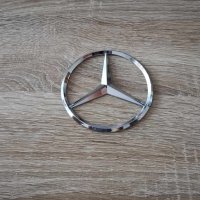 емблема лого Мерцедес Бенц Mercedes Benz сребрист гланц, снимка 1 - Аксесоари и консумативи - 44370543