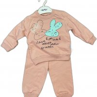 Розов комплект за момиченце, снимка 1 - Комплекти за бебе - 38044281