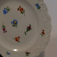  порцеланова чиния Meissen , снимка 4 - Чинии - 44239494