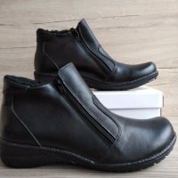 Нови кожени обувки с вата № 41, снимка 6 - Дамски боти - 31543431