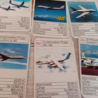 Стари Карти "Самолети', снимка 4 - Карти за игра - 42478076