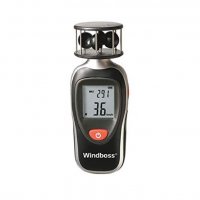 Ветромер Windboss Thermo-Anemometer с калъф, снимка 1 - Други спортове - 32045760