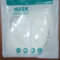 Защитна маска за лице - респиратор KN95 - 5 броя, снимка 4 - Други - 30829155