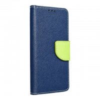 Калъф за Huawei Nova 5T тефтер тип книга син със зелена катарамка, снимка 1 - Калъфи, кейсове - 27651348