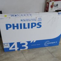 Телевизор LED Smart Philips, 43" (108 см), 43PUS6704/12, 4K Ultra HD, снимка 1 - Телевизори - 40840107