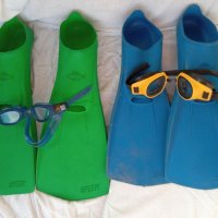 Плавници и очила за деца , снимка 2 - Спортна екипировка - 37731094