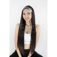 Дълга тъмнокестенява перука Сидни, снимка 2 - Аксесоари за коса - 31543757
