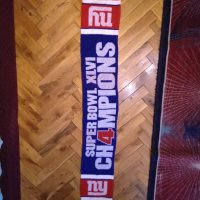 Super Bowl XLVI New York Giants 2011 шал , снимка 1 - Футбол - 31762331