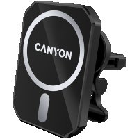 Стойка за Телефон за кола Магнитна с Безжично зарядно CANYON CNE-CCA15B01 За iPhone, снимка 3 - Безжични зарядни - 36631813