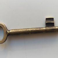 Ключ 7,6 см, бронз, снимка 2 - Антикварни и старинни предмети - 33984248