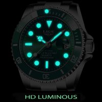 Мъжки часовник Lige Sport Watch, Водоустойчив, Неръждаема стомана, снимка 6 - Мъжки - 40246690