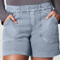 Нови модни универсални дамски къси панталони от кепър с голям джоб и голям ластик, 11цвята - 023, снимка 9 - Къси панталони и бермуди - 40879371