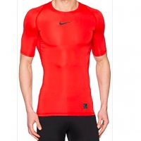Nike Pro Compression - University Red-Black, снимка 11 - Тениски - 32181354