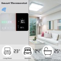 Wi Fi термостат за интелигентно отопление на дома, смарт контрол, Alexa, Google Home, Dry Contact, снимка 5 - Друга електроника - 40250633