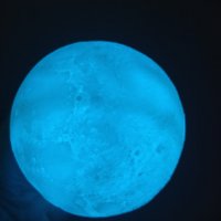 3D LED нощна лампа с форма на луна, снимка 4 - Други - 30850837