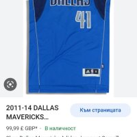 Adidas NBA DALLAS Mavericks  #41 NOWITZKI Mens Size M НОВО! ОРИГИНАЛ! МЪЖКИ ПОТНИК!, снимка 2 - Спортни дрехи, екипи - 40681664