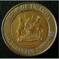 1000 шилинга 2012, Уганда, снимка 2 - Нумизматика и бонистика - 38100938