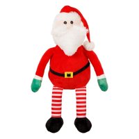Коледна плюшена играчка Дядо Коледа с дълги крака, 62см, снимка 1 - Плюшени играчки - 42788694