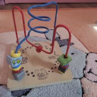 Дървена играчка - Лабиринт спирала-Слон, снимка 2 - Образователни игри - 42560233