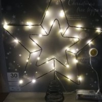 Голяма Коледна LED звезда за връх на елха., снимка 4 - Декорация за дома - 42693403