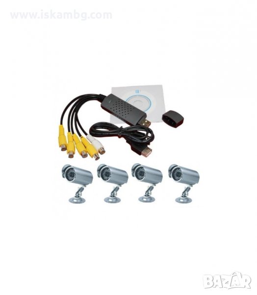 DVR АДАПТЕР 4 КАНАЛЕН USB ВХОД - код  EASYCAP-0128, снимка 1