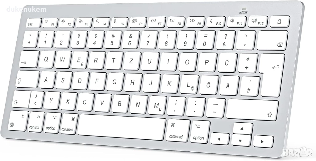 Безжична Bluetooth клавиатура за Mac с QWERTZ DE подредба, снимка 1